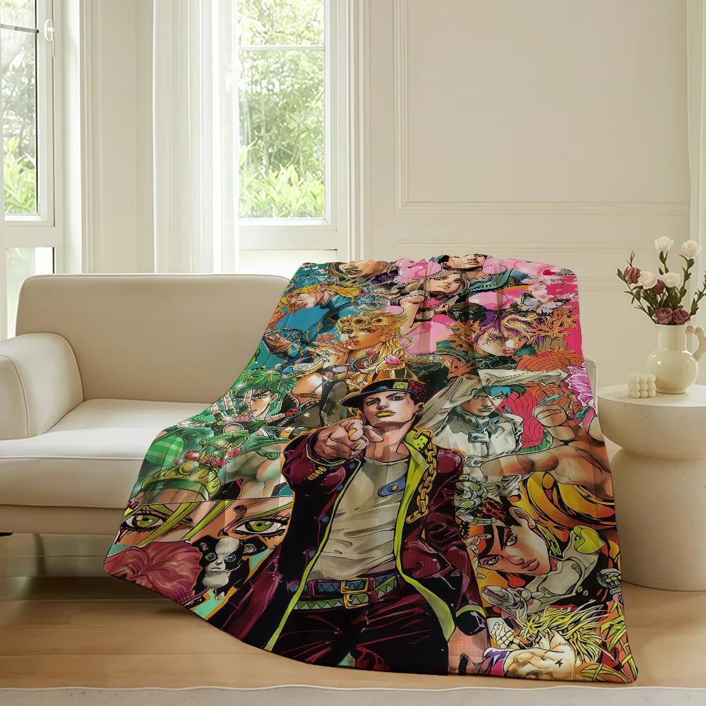 Adventure anime J-jOJOS Blanket For Sofa Office Bed Plane Travel Sleep Read Relax Camping Soft And Warm 30x40in
Adventure anime J-jOJOS Blanket For Sofa Office Bed Plane Travel Sleep Read Relax Camping Soft And Warm 30x40in