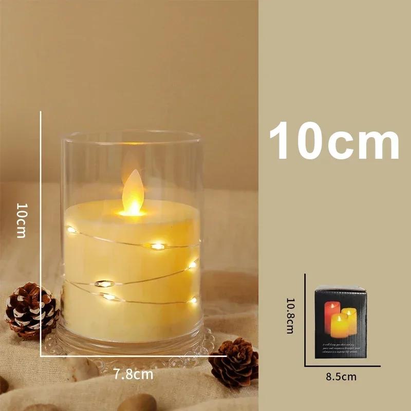 1/2 Pcs LED Flameless Electronic Candle Lights Clear Acrylic Candle Recessed Flickering StringLamp Battery Powered Wedding Party 1pcs
1/2 Pcs LED Flameless Electronic Candle Lights Clear Acrylic Candle Recessed Flickering StringLamp Battery Powered Wedding Party 1pcs