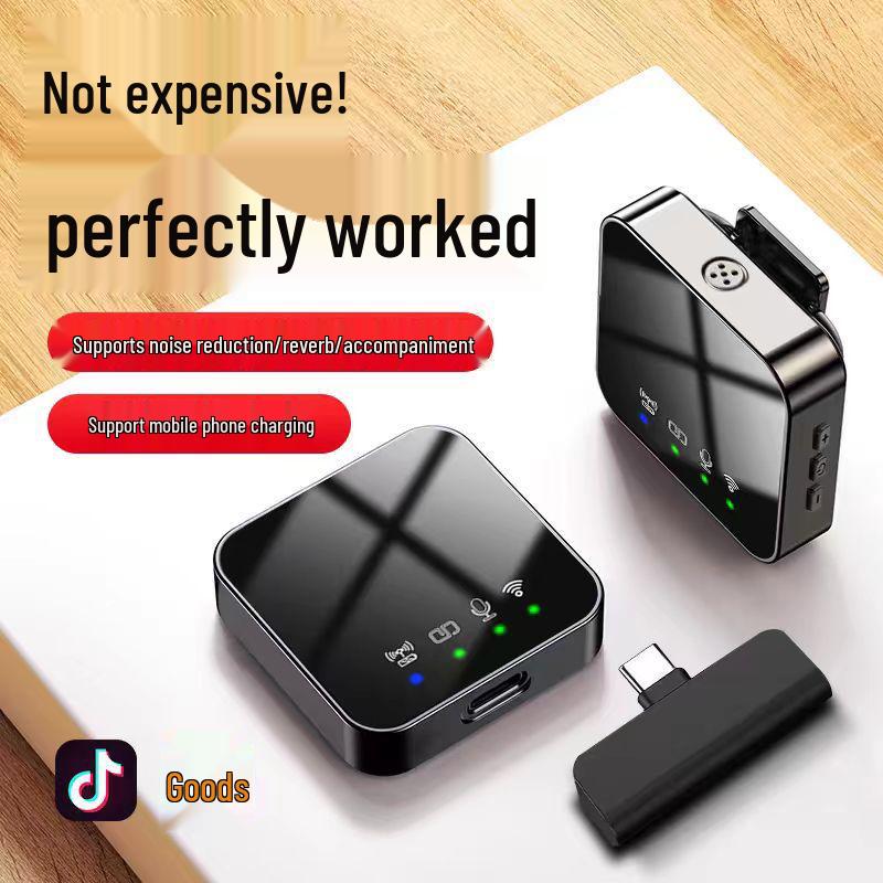 Wireless Lapel Microphone with Noise Reduction for Live Streaming and Short Video Recording Apple
Wireless Lapel Microphone with Noise Reduction for Live Streaming and Short Video Recording Apple