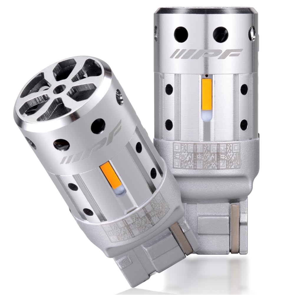 Basic by IPF Turn Signal LED Bulb T20 Amber 1300 Lumens No Resistor Required Hyper Flash Prevention Function Equipped with Cooling Fan Noise Reduction
Basic by IPF Turn Signal LED Bulb T20 Amber 1300 Lumens No Resistor Required Hyper Flash Prevention Function Equipped with Cooling Fan Noise Reduction
