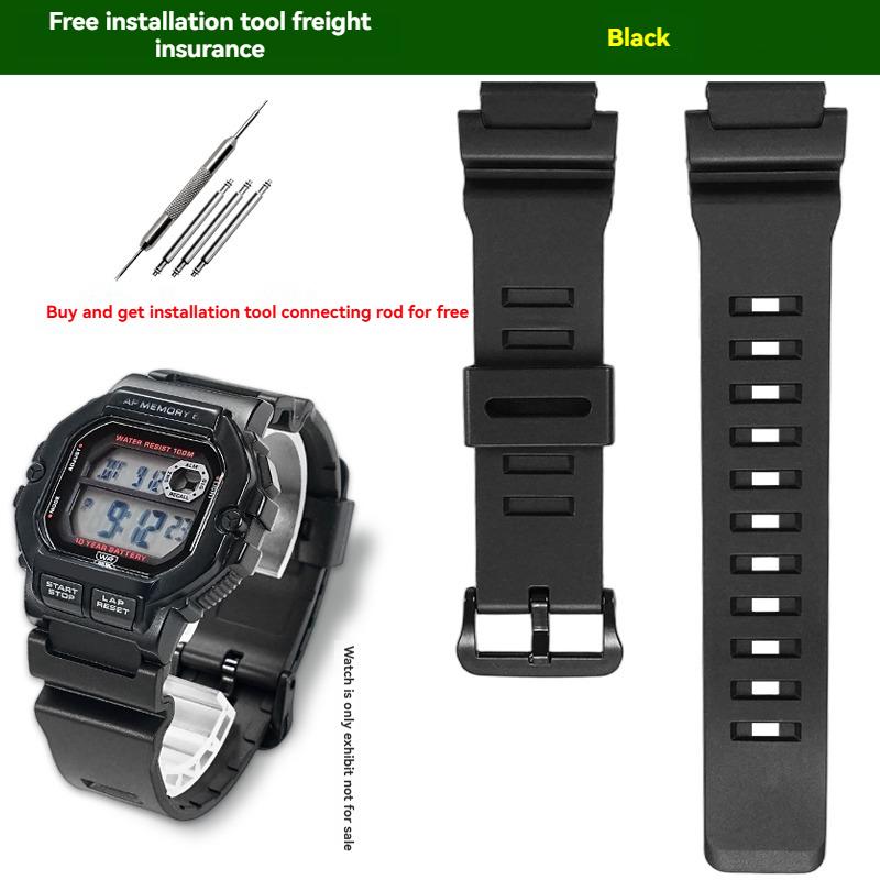 Спортивный силиконовый ремешок для часов Casio WS-1400H/1300/1700H W-737H, водонепроницаемый и устойчивый к поту, аксессуары для часов 18mm
Спортивный силиконовый ремешок для часов Casio WS-1400H/1300/1700H W-737H, водонепроницаемый и устойчивый к поту, аксессуары для часов 18mm