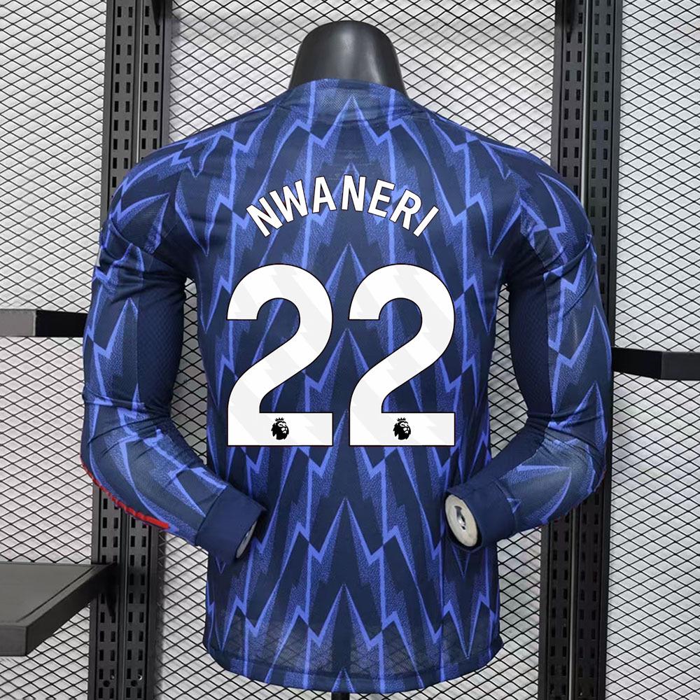 Arsenal Away Long Sleeve Jersey 25/26: Saka, Odegaard, Rice Edition with Number Print L
Arsenal Away Long Sleeve Jersey 25/26: Saka, Odegaard, Rice Edition with Number Print L
