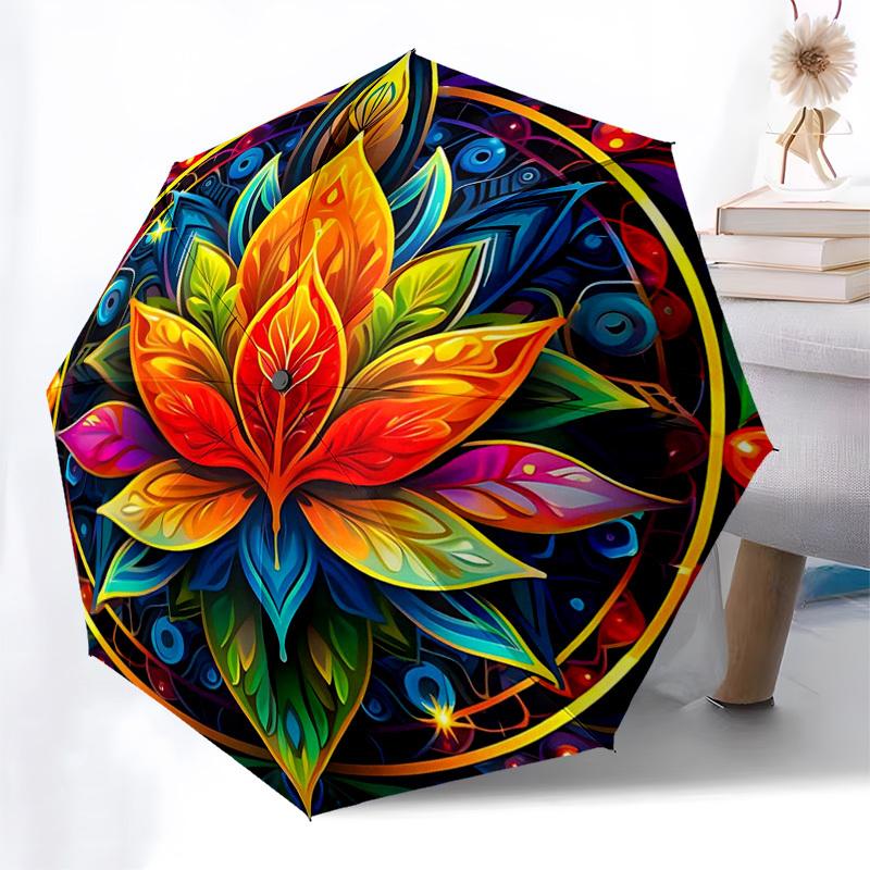 1pc Peacock Feather Design Automatic Folding Umbrella, Portable 3-Fold Design, 8-Bone Iron Frame Outdoor Umbrella, Ideal Gift for Fans, Travelers, Dai
1pc Peacock Feather Design Automatic Folding Umbrella, Portable 3-Fold Design, 8-Bone Iron Frame Outdoor Umbrella, Ideal Gift for Fans, Travelers, Dai