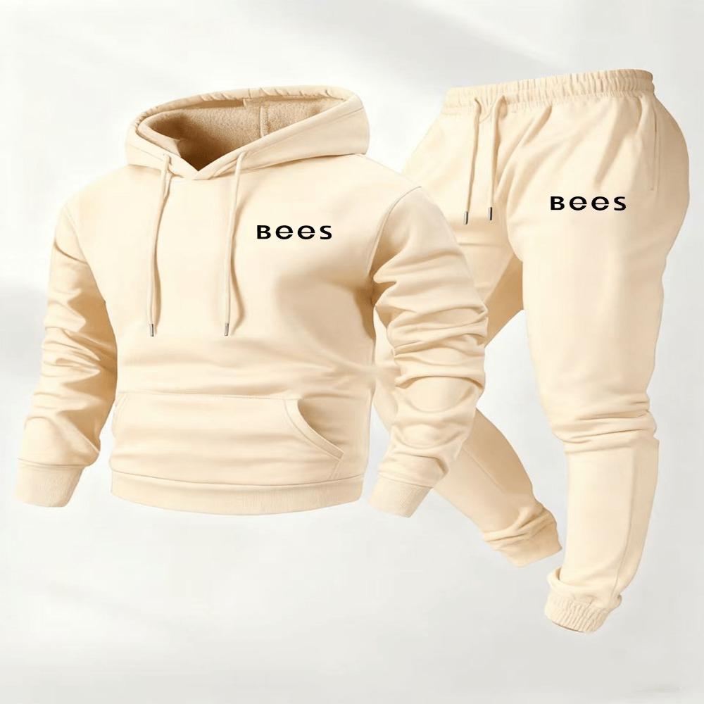 Autumn and Winter Men s Thick Wool Hooded Sweatshirt and Sports Pants Set, Made of Polyester Fabric, Featuring Bee Letter Pattern Printing Set XXL
Autumn and Winter Men s Thick Wool Hooded Sweatshirt and Sports Pants Set, Made of Polyester Fabric, Featuring Bee Letter Pattern Printing Set XXL