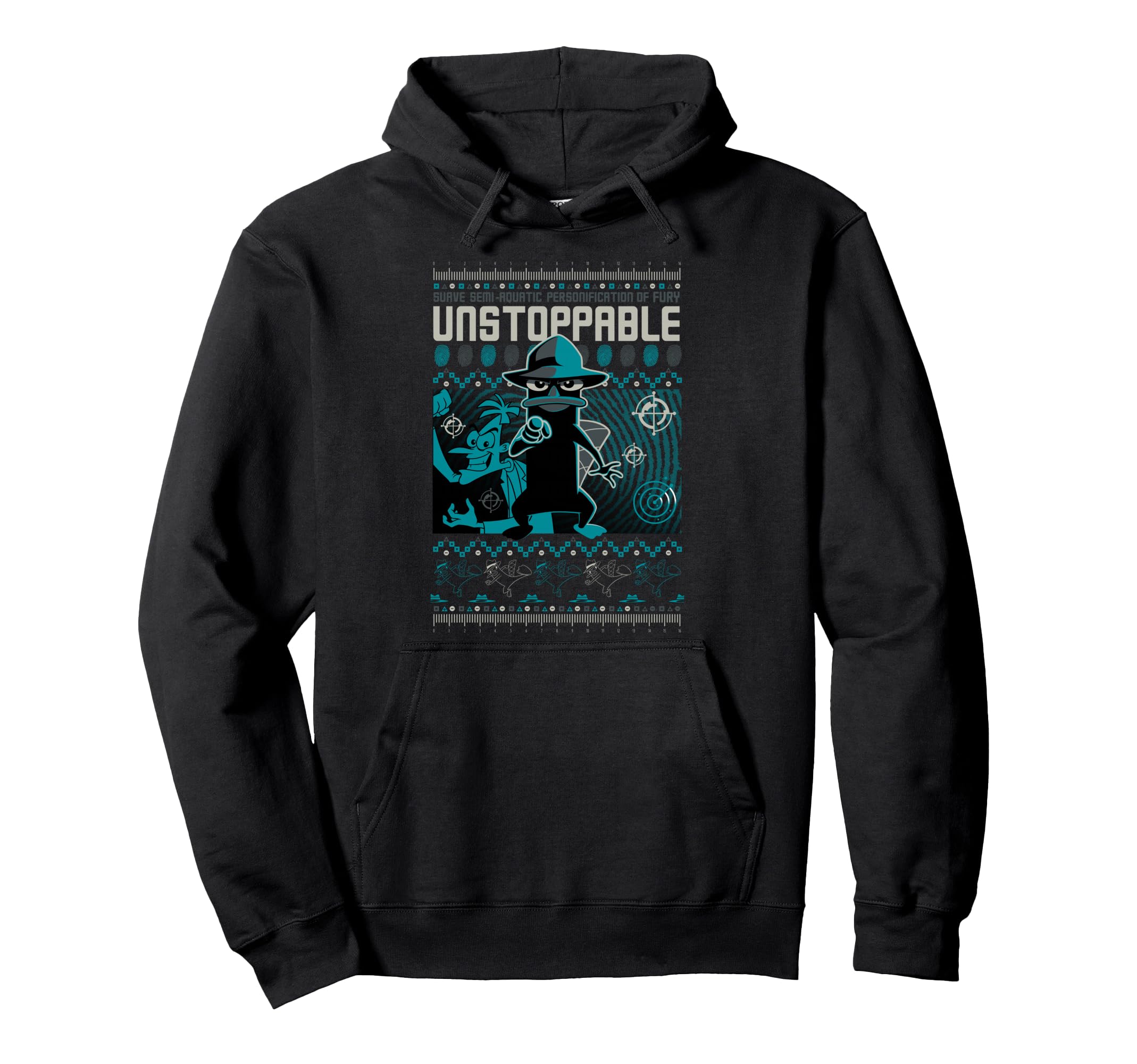 Disney Phineas and Ferb Unstoppable Perry Poster Hoodie
Disney Phineas and Ferb Unstoppable Perry Poster Hoodie
