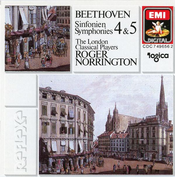 CD BEETHOVEN, NORRINGTON; LCP - Beethoven:Symphonies 4 & 5 CDC7496562 EMI Digital 1989 Germany Classical Used
CD BEETHOVEN, NORRINGTON; LCP - Beethoven:Symphonies 4 & 5 CDC7496562 EMI Digital 1989 Germany Classical Used