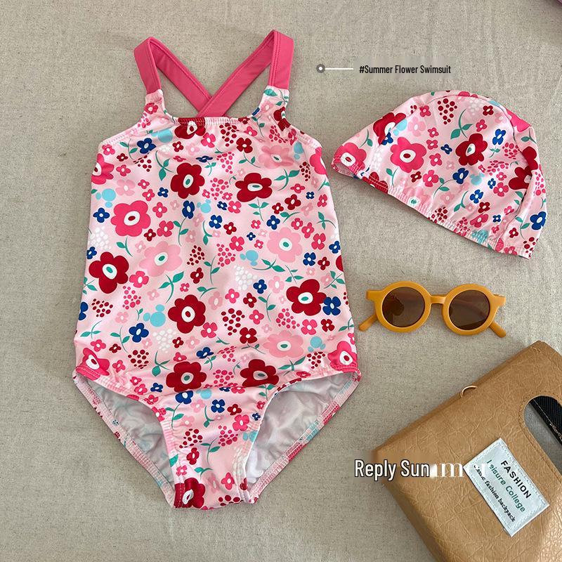 2025 Girls Floral Plaid Long-Sleeve One-Piece Swimsuit - Trendy Korean-Influenced Design 120cm
2025 Girls Floral Plaid Long-Sleeve One-Piece Swimsuit - Trendy Korean-Influenced Design 120cm