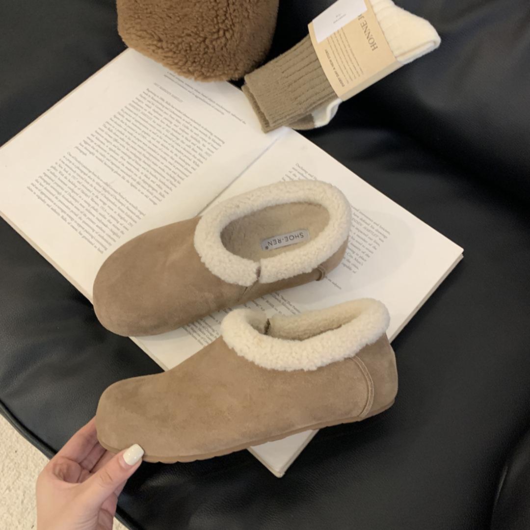 2025 winter warm snow shoes cowhide lamb wool piled inner heightening wool shoes plush boken shoes outer wear 39 хакі
2025 winter warm snow shoes cowhide lamb wool piled inner heightening wool shoes plush boken shoes outer wear 39 хакі