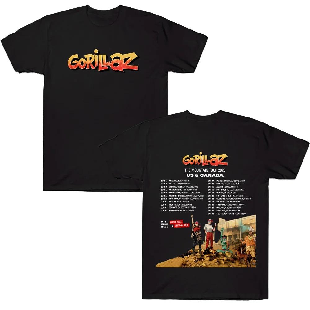 Unisex Women Aesthetic Graphic Streetwear Gorillazs TheMountain Tour 2026 T Shirts Rock Music Y2k Clothes Tee Shirt Cotton T-Shirts S
Unisex Women Aesthetic Graphic Streetwear Gorillazs TheMountain Tour 2026 T Shirts Rock Music Y2k Clothes Tee Shirt Cotton T-Shirts S