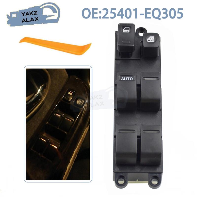 For NISSAN X-Trail T30 2002 2003 2004 2005 2006 2007 Left Side Electric Master Power Window Control Switch Button 25401-EQ305
For NISSAN X-Trail T30 2002 2003 2004 2005 2006 2007 Left Side Electric Master Power Window Control Switch Button 25401-EQ305