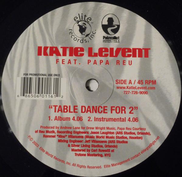 12-дюймовая пластинка KATIE LEVENT - Table Dance For 2 NONE Elite Records, 2003 США Рэп и хип-хоп/R&B Б/У
12-дюймовая пластинка KATIE LEVENT - Table Dance For 2 NONE Elite Records, 2003 США Рэп и хип-хоп/R&B Б/У