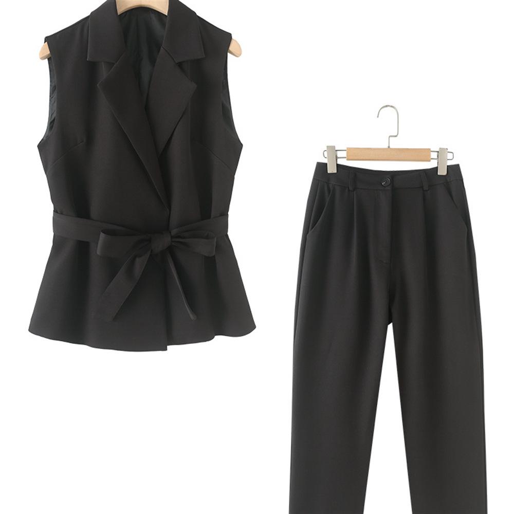 PB&ZA Women s Autumn/Winter 2024 Belted Vest and Long Pants Set - Sleeveless European & American Style S небесно-голубой
PB&ZA Women s Autumn/Winter 2024 Belted Vest and Long Pants Set - Sleeveless European & American Style S небесно-голубой