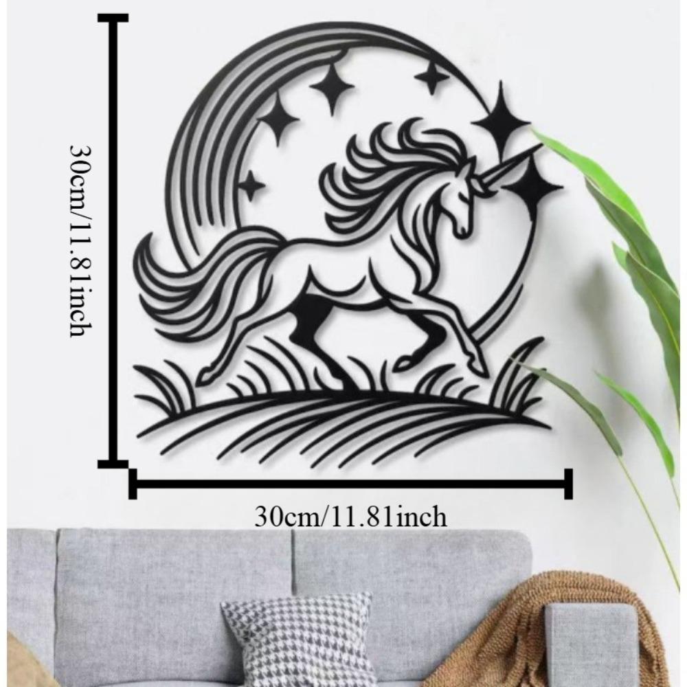Unicorn Metal Wall Art Rainbow Fantasy Home Decor Bedroom Hanging Gift for Daughter 12in
Unicorn Metal Wall Art Rainbow Fantasy Home Decor Bedroom Hanging Gift for Daughter 12in