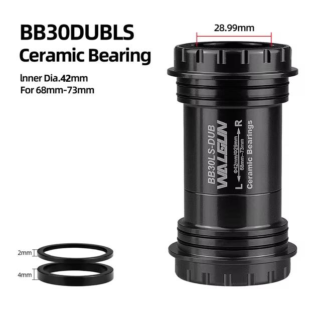 WALGUN Ceramic Bearing Sealed Bottom Bracket BB30LS-DUB Upgrade Choice for 68-73mm Frames - Cycling Performance Bicycle Parts
WALGUN Ceramic Bearing Sealed Bottom Bracket BB30LS-DUB Upgrade Choice for 68-73mm Frames - Cycling Performance Bicycle Parts