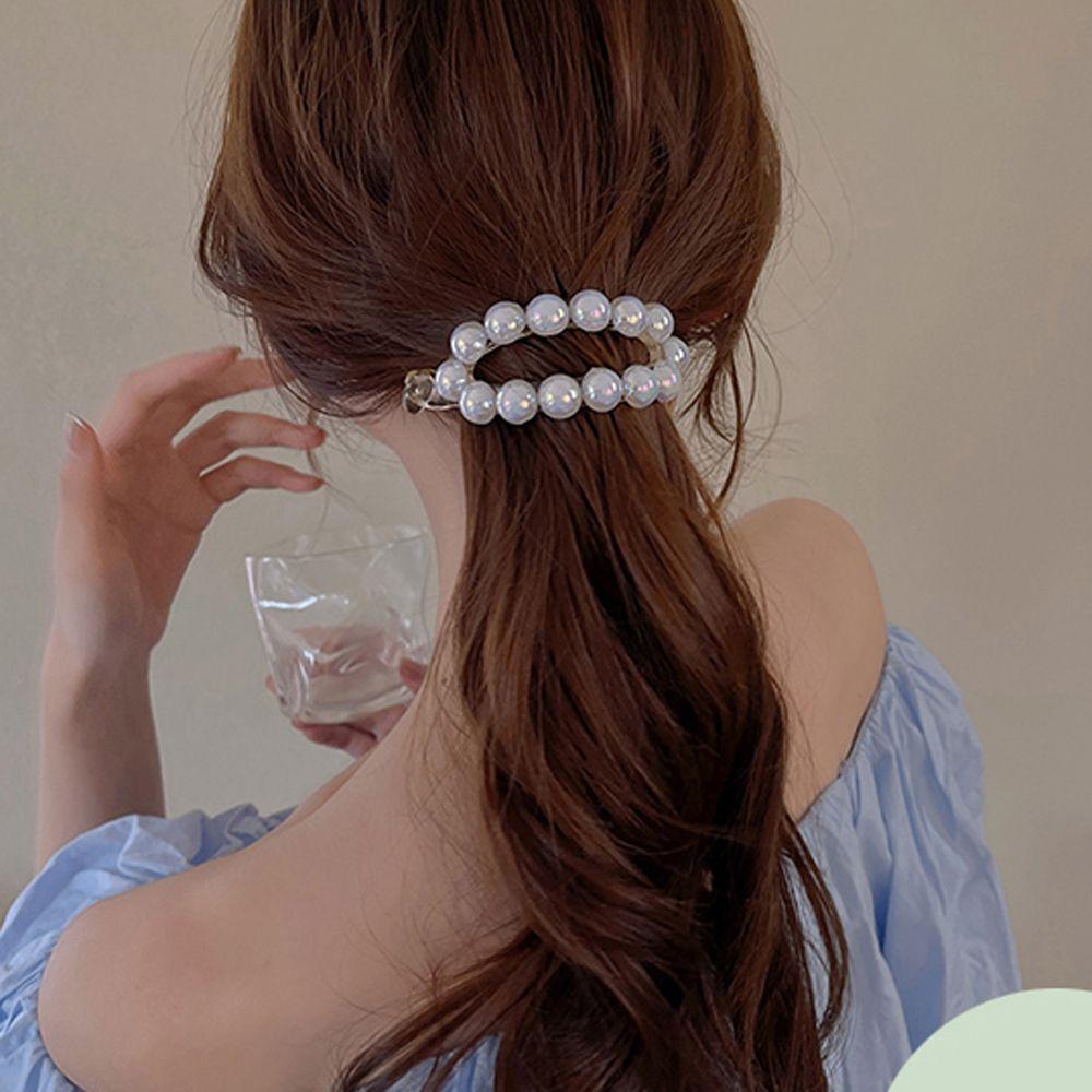 Gift Elegant Back Of Head Summer Temperament Girls Hairpin Shark Clip Pearl Korean Style Hair Clip
Gift Elegant Back Of Head Summer Temperament Girls Hairpin Shark Clip Pearl Korean Style Hair Clip