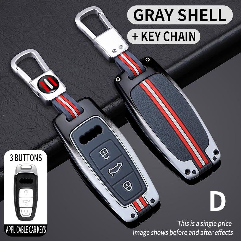 New Alloy Car Remote Key Case Cover for A3 A4 B9 A6 C8 A7 S7 4K A8 D5 S8 Q7 Q8 SQ8 E-tron Protector Keychain Accessories
New Alloy Car Remote Key Case Cover for A3 A4 B9 A6 C8 A7 S7 4K A8 D5 S8 Q7 Q8 SQ8 E-tron Protector Keychain Accessories