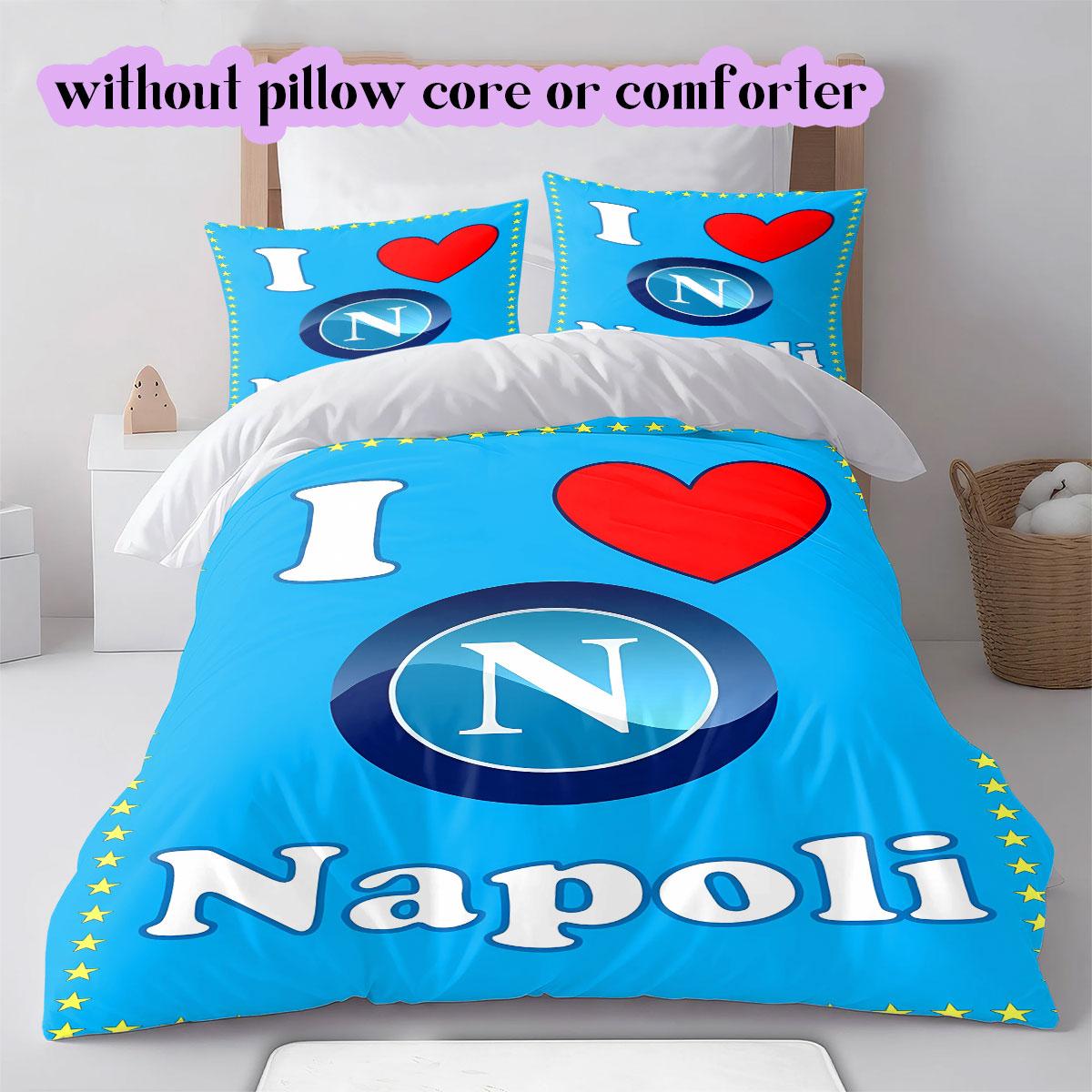 SSC Napoli football Pattern Bedding,Quilt Set Quilt Cover Pillowcase Home Birthday Gift (1*duvet cover+2*pillowcase,without core) 135x200cm
SSC Napoli football Pattern Bedding,Quilt Set Quilt Cover Pillowcase Home Birthday Gift (1*duvet cover+2*pillowcase,without core) 135x200cm