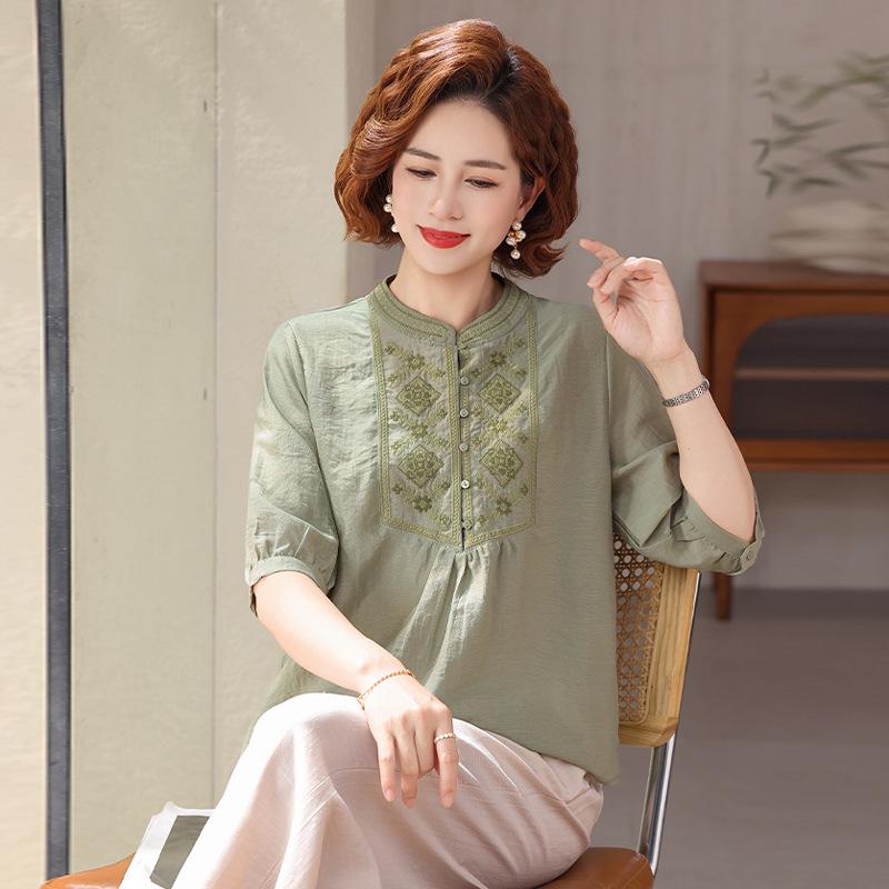 2026 Summer Fashion Shirt for Young Moms: Stylish and Lightweight Top for Middle-Aged & Elderly Women 4XL (Recommended 135-150 lbs) зелёный
2026 Summer Fashion Shirt for Young Moms: Stylish and Lightweight Top for Middle-Aged & Elderly Women 4XL (Recommended 135-150 lbs) зелёный