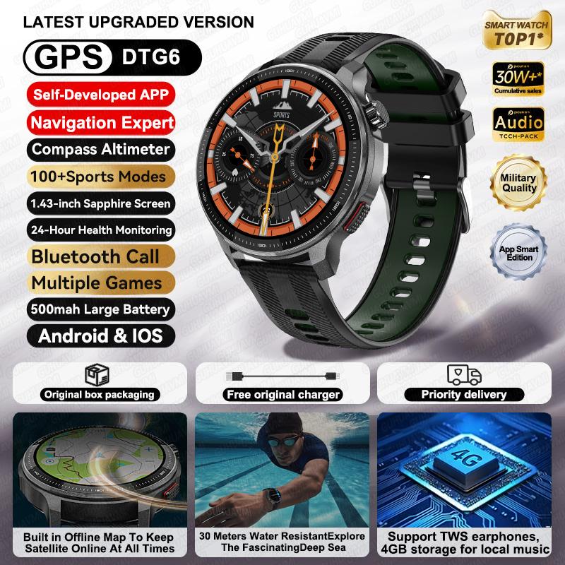 New GPS Offline Maps Smart Watch 1.43 AMOLED Military Sports Smart 4GB Memory Video Player 100m Swim Waterproof Bracelet Men GPS Track зелений
New GPS Offline Maps Smart Watch 1.43 AMOLED Military Sports Smart 4GB Memory Video Player 100m Swim Waterproof Bracelet Men GPS Track зелений