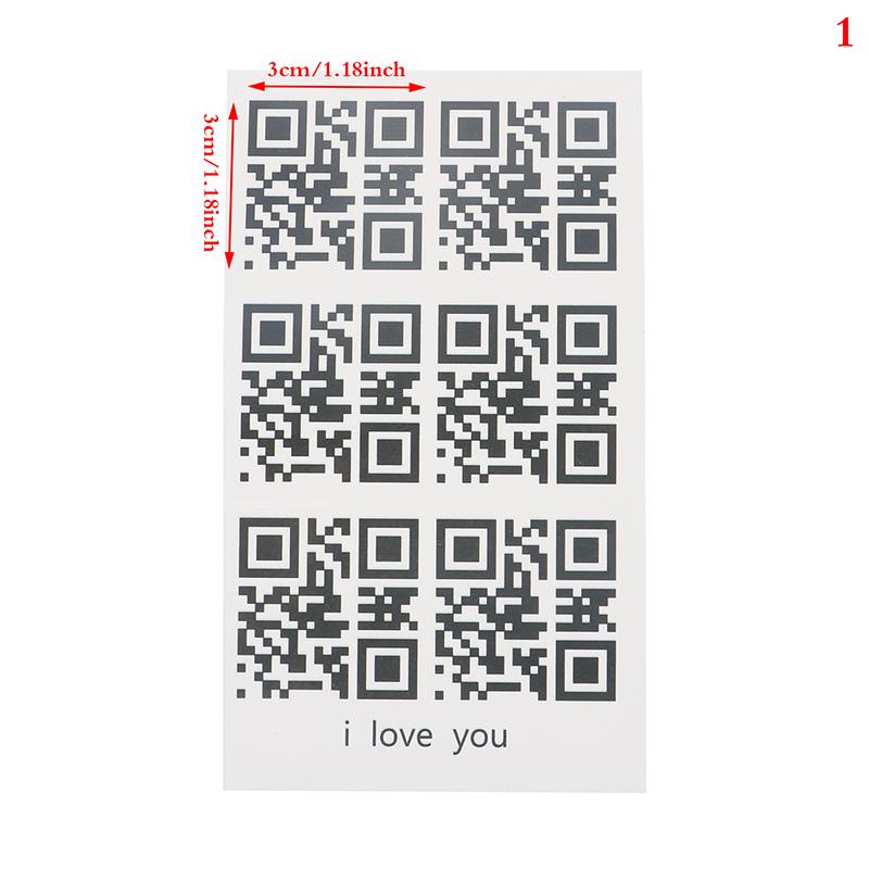 Креативное запястье, тело, любовь, Qr-код, поддельная татуировка, водонепроницаемая временная татуировка, наклейка
Креативное запястье, тело, любовь, Qr-код, поддельная татуировка, водонепроницаемая временная татуировка, наклейка