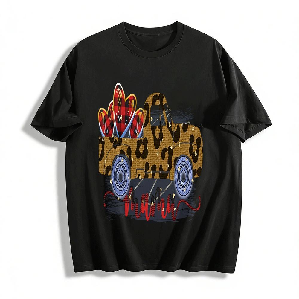 Leopard Print Heart Truck MAMA Graphic Casual T-Shirt Mother s Day Top Pure cotton T-shirt XXS
Leopard Print Heart Truck MAMA Graphic Casual T-Shirt Mother s Day Top Pure cotton T-shirt XXS