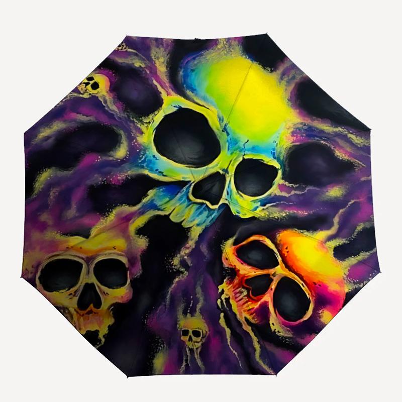 1pc Skulls Flames Fashionable Automatic Opening/Closing Folding Umbrella with 8 Bones, Windproof Portable, Daily Use174
1pc Skulls Flames Fashionable Automatic Opening/Closing Folding Umbrella with 8 Bones, Windproof Portable, Daily Use174