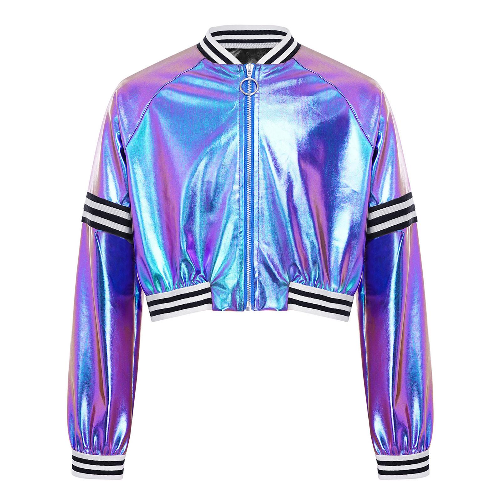 Boys Girls Hip Hop Dancewear Zip Off Stripes Long Sleeve Zipper Jacket Outwear 5-6 Years синій
Boys Girls Hip Hop Dancewear Zip Off Stripes Long Sleeve Zipper Jacket Outwear 5-6 Years синій