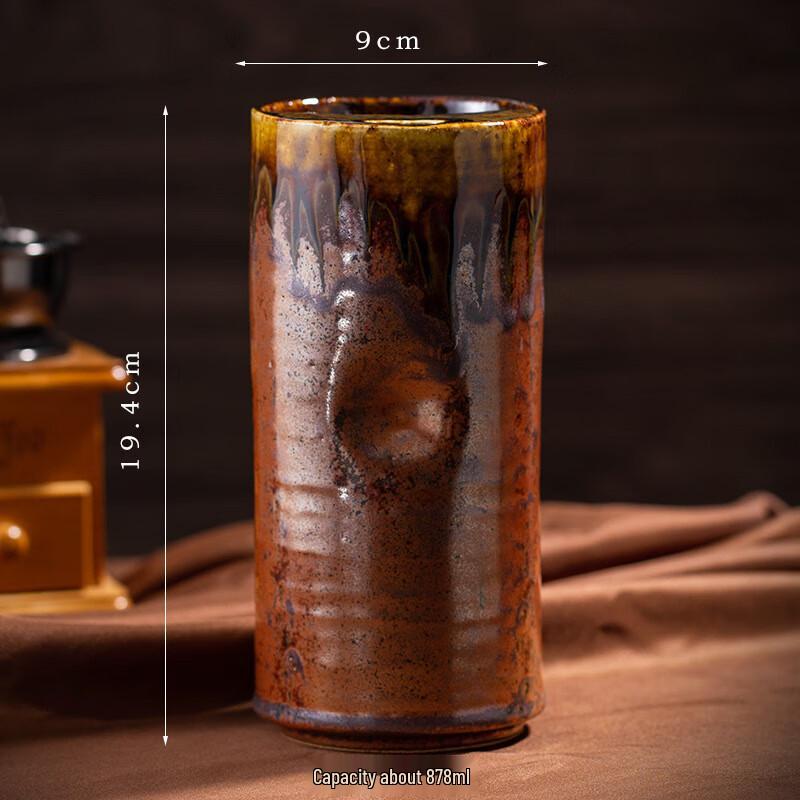 Retro Kiln Glaze Ceramic Straight Cup
Retro Kiln Glaze Ceramic Straight Cup