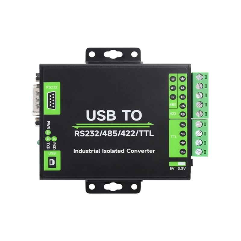 USB to RS232/485/422/TTL Industrial Isolated Converter with Original FT232RL Inside Power Isolation Magnetical Isolation
USB to RS232/485/422/TTL Industrial Isolated Converter with Original FT232RL Inside Power Isolation Magnetical Isolation