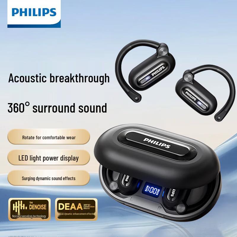 Philips TAT4769 Wireless Ear-Clip Headphones
Philips TAT4769 Wireless Ear-Clip Headphones