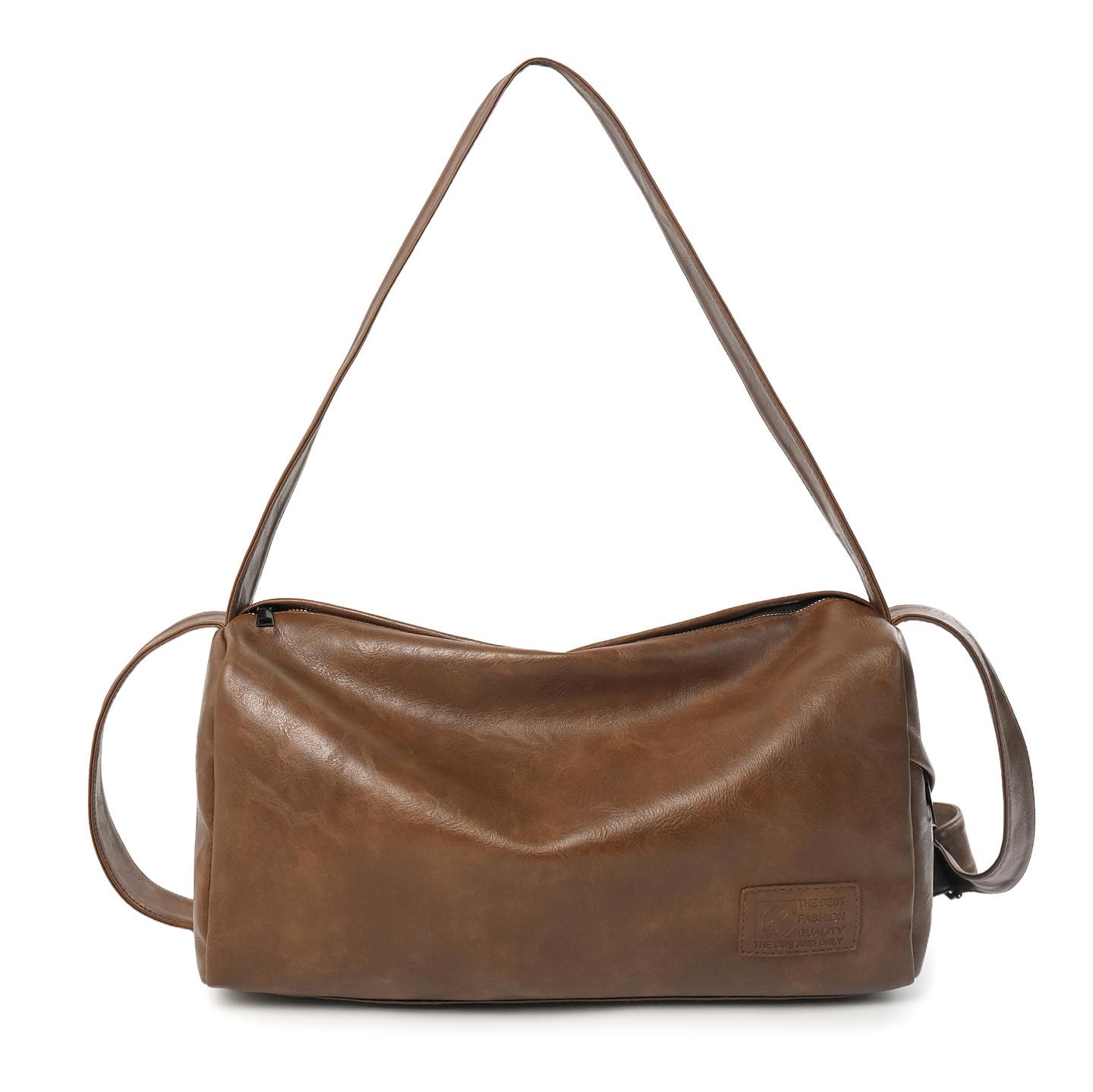 Wind retro waterproof PU leather shoulder bag men s casual large capacity square tote bag travel small backpack women коричневый
Wind retro waterproof PU leather shoulder bag men s casual large capacity square tote bag travel small backpack women коричневый