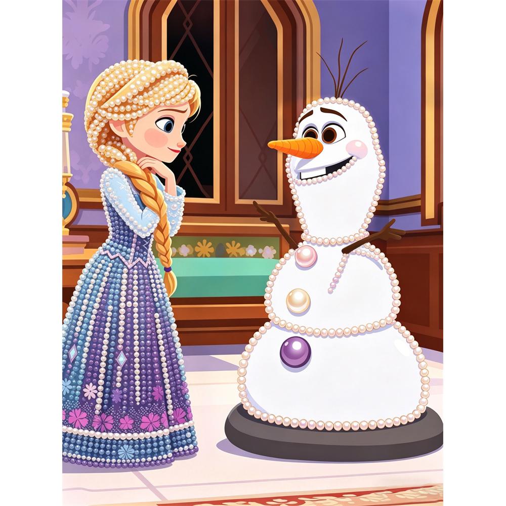 Disney Pearl Art Painting Frozen Elsa and Olaf Pearl Gem Painting Pictures Crafts Special Shape Home Wall Decoration 30x40
Disney Pearl Art Painting Frozen Elsa and Olaf Pearl Gem Painting Pictures Crafts Special Shape Home Wall Decoration 30x40