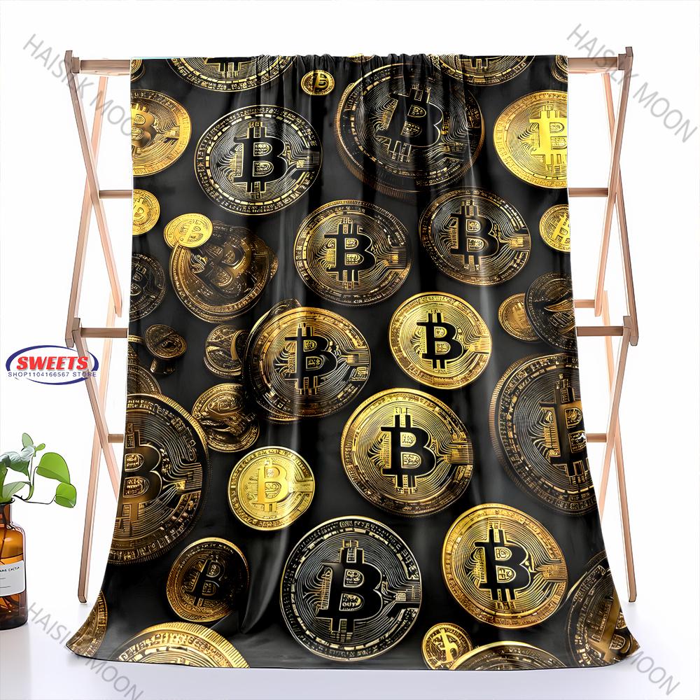1PC Bitcoin Pattern Printed Blanket, Cozy and Warm Blanket for Sofa, Bed, Travel Camping, Holiday Gift for Family and Friends 75x90cm
1PC Bitcoin Pattern Printed Blanket, Cozy and Warm Blanket for Sofa, Bed, Travel Camping, Holiday Gift for Family and Friends 75x90cm