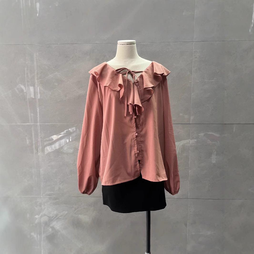 Women s French Gentle Age-Defying V-Neck Ruffle Blouse - Lightweight, Sweet, Versatile Sunscreen Top XL (Recommended ~125 lbs)
Women s French Gentle Age-Defying V-Neck Ruffle Blouse - Lightweight, Sweet, Versatile Sunscreen Top XL (Recommended ~125 lbs)