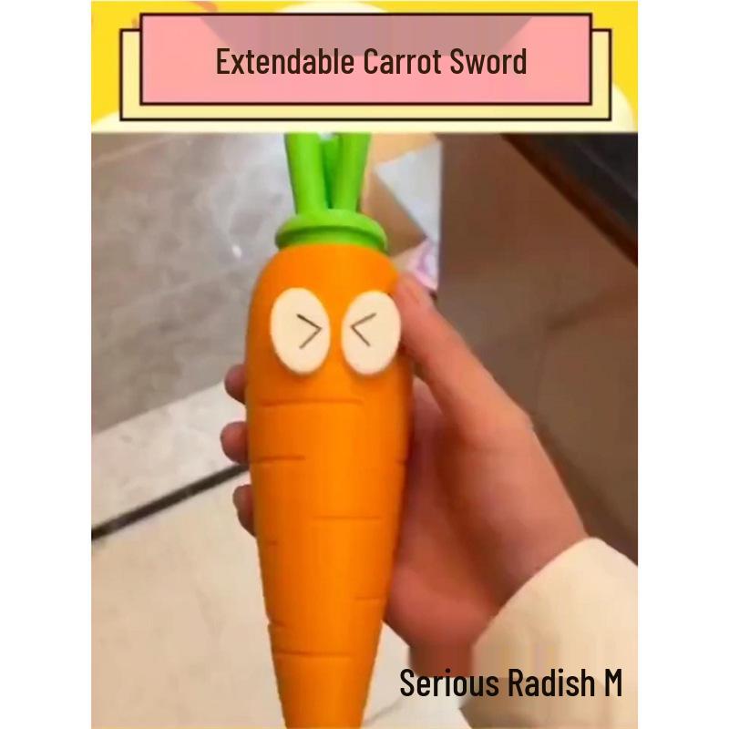 3D Printed Gravity Decompression Carrot Retractable Sword Toy - Cute Folding Design Standard
3D Printed Gravity Decompression Carrot Retractable Sword Toy - Cute Folding Design Standard