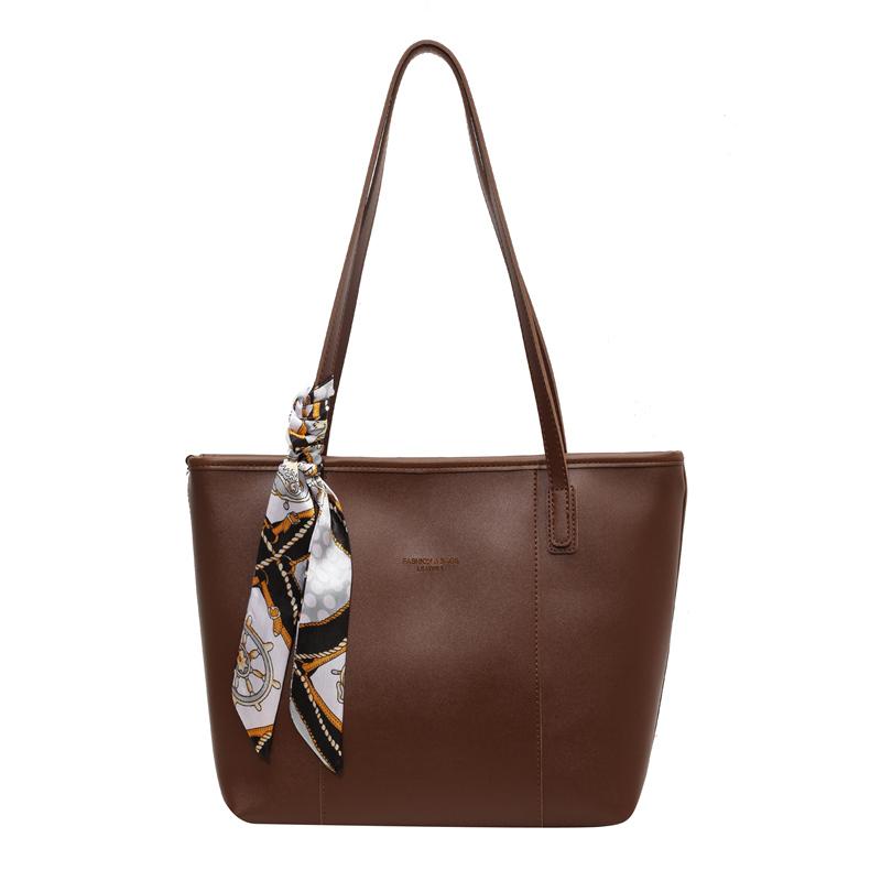 Сумка-тоут из искусственной кожи, женская сумка, сумка через плечо большой вместимости коричневый
Сумка-тоут из искусственной кожи, женская сумка, сумка через плечо большой вместимости коричневый