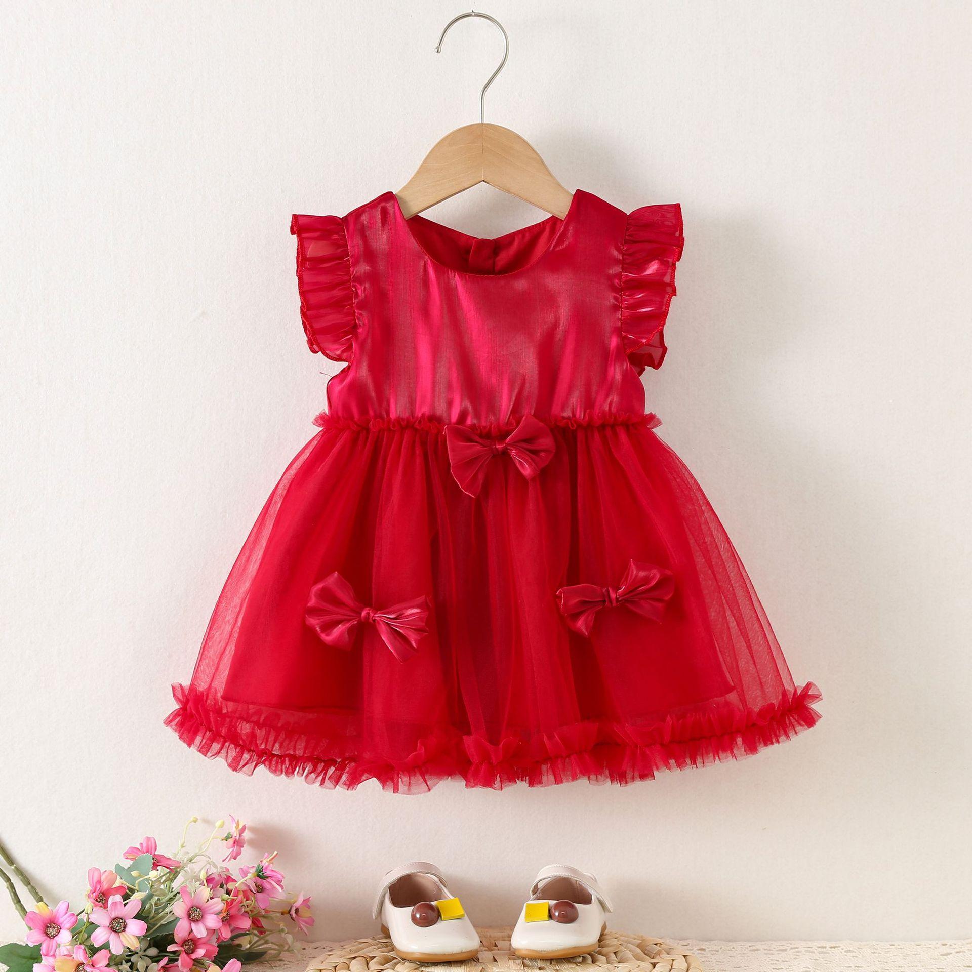 Girls Fashionable Bow Tie Netted Chiffon Dress - Summer Children s Princess-style Dress 73CM красный
Girls Fashionable Bow Tie Netted Chiffon Dress - Summer Children s Princess-style Dress 73CM красный