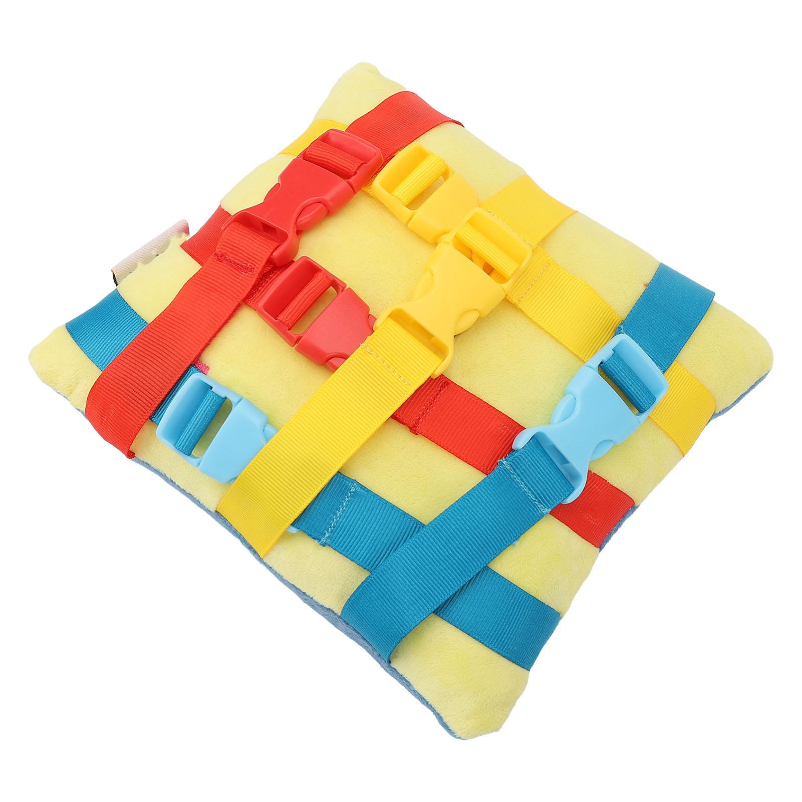 Sensory Buckle Pillow Fine Motor Development Anxiety Relief Dementia Activities Pillow for Autism ADHD
Sensory Buckle Pillow Fine Motor Development Anxiety Relief Dementia Activities Pillow for Autism ADHD