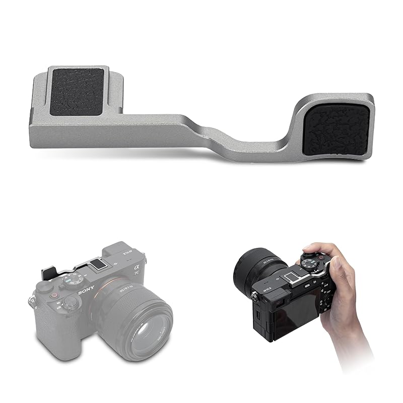 JJC thumb grip thumb rest sony Sony A7CII / A7CR applied to camera Easy to install Improve camera hold feeling silver
JJC thumb grip thumb rest sony Sony A7CII / A7CR applied to camera Easy to install Improve camera hold feeling silver