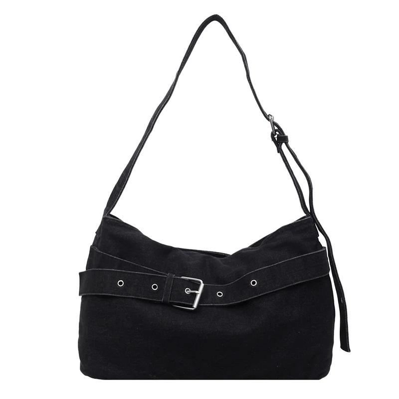 Fashi Denim Solid Color Zipper Crossbody Bags Autumn Versatile Shoulder Bag 2026 Buckle Commuting Bags for Women чёрный
Fashi Denim Solid Color Zipper Crossbody Bags Autumn Versatile Shoulder Bag 2026 Buckle Commuting Bags for Women чёрный