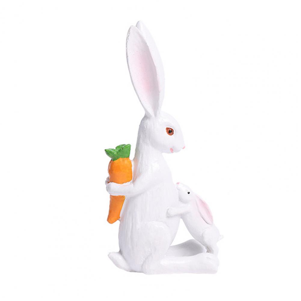 15cm Easter Bunny Decoration Cute Mother And Baby Rabbit Figurine Hand-Carved Resin Tabletop Sculpture For Home Desk Shelf Decor
15cm Easter Bunny Decoration Cute Mother And Baby Rabbit Figurine Hand-Carved Resin Tabletop Sculpture For Home Desk Shelf Decor