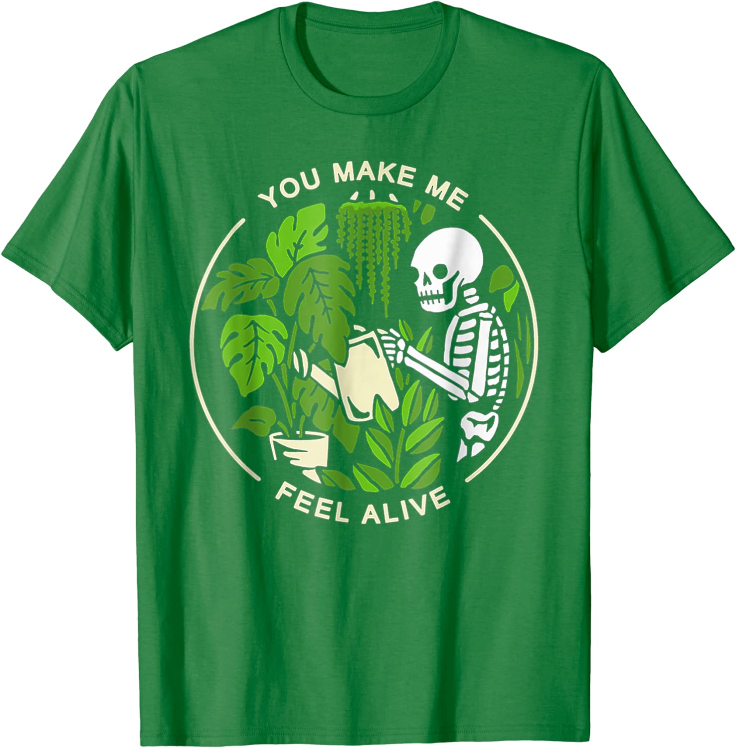 You Make Me Feel Alive - Halloween Skull Funny Plants Gift T-Shirt Fashionable Tees Cotton Men T Shirt Fashionable Prevalent 4XL
You Make Me Feel Alive - Halloween Skull Funny Plants Gift T-Shirt Fashionable Tees Cotton Men T Shirt Fashionable Prevalent 4XL