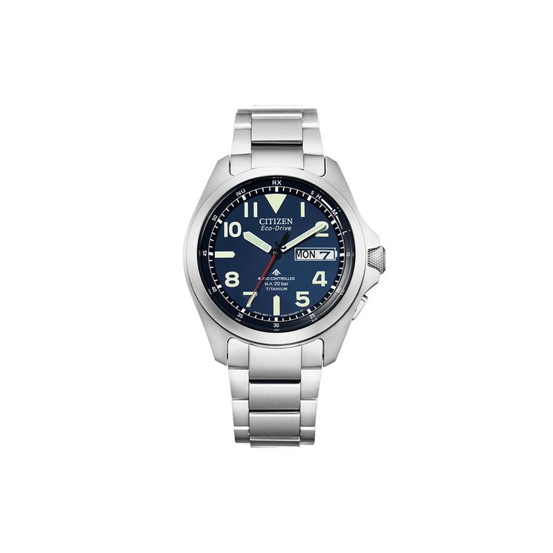 CITIZEN PROMASTER series land photodynamic radio wave solar Quartz titanium strap men s watch blue dial AT6080-53L синій
CITIZEN PROMASTER series land photodynamic radio wave solar Quartz titanium strap men s watch blue dial AT6080-53L синій