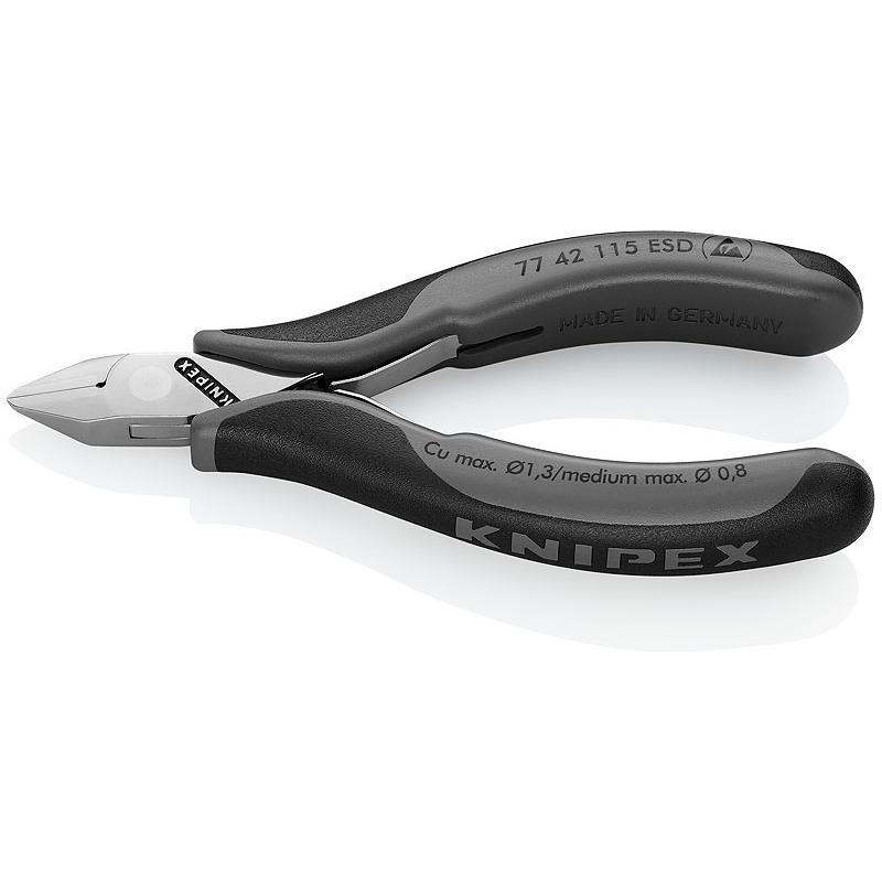 Боковые фрезы Knipex Kn-7742115ESD для электроника ESD Острая головка 115 мм 2-комп Антист ручки
Боковые фрезы Knipex Kn-7742115ESD для электроника ESD Острая головка 115 мм 2-комп Антист ручки