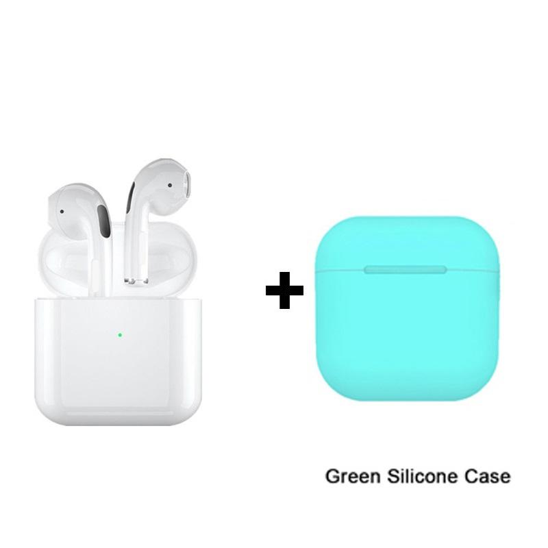 Беспроводные Bluetooth-наушники Air Pro 4 с чехлом Аксессуары для наушников Bluetooth-гарнитура с силиконовым чехлом для Air Pro 4 Чехол зелёный
Беспроводные Bluetooth-наушники Air Pro 4 с чехлом Аксессуары для наушников Bluetooth-гарнитура с силиконовым чехлом для Air Pro 4 Чехол зелёный