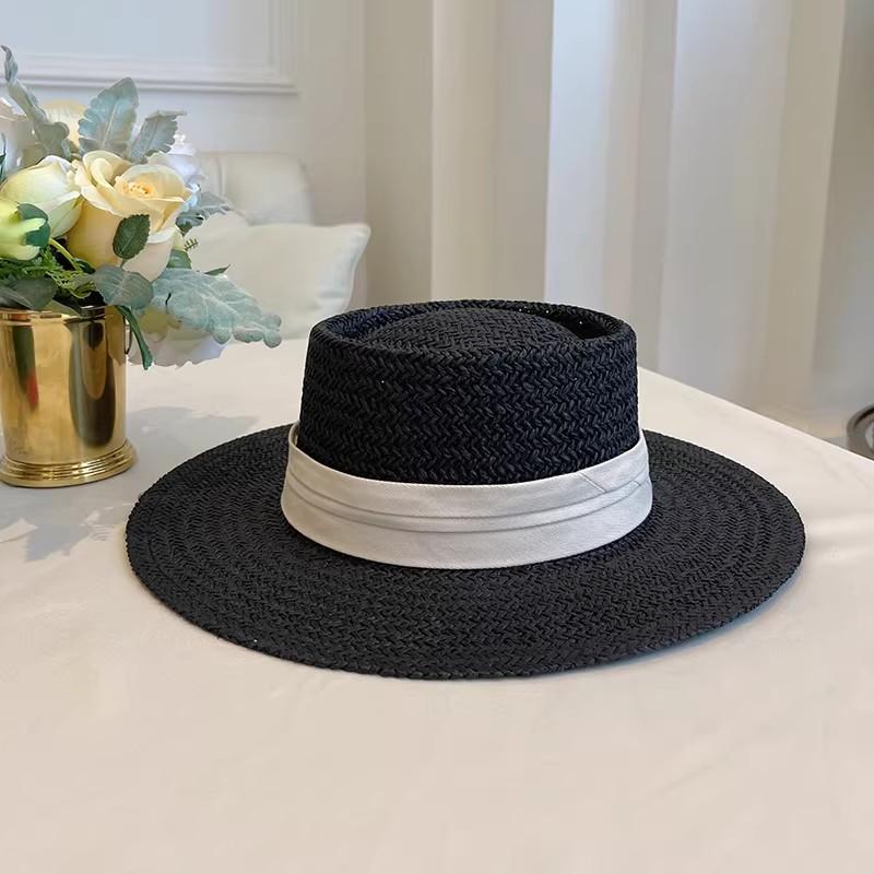 Pork Pie sun hat Delicate weaving Straw Hat summer straw hat Colored Webbing ribbon hat sombreros chapeau femme M55-58cm
Pork Pie sun hat Delicate weaving Straw Hat summer straw hat Colored Webbing ribbon hat sombreros chapeau femme M55-58cm