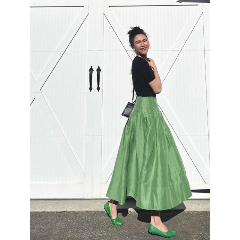 French Elegant Retro Green Umbrella Skirt Temperament High Waist Slim Fluffy Skirt Ladies Skirt XXXL зелёный
French Elegant Retro Green Umbrella Skirt Temperament High Waist Slim Fluffy Skirt Ladies Skirt XXXL зелёный