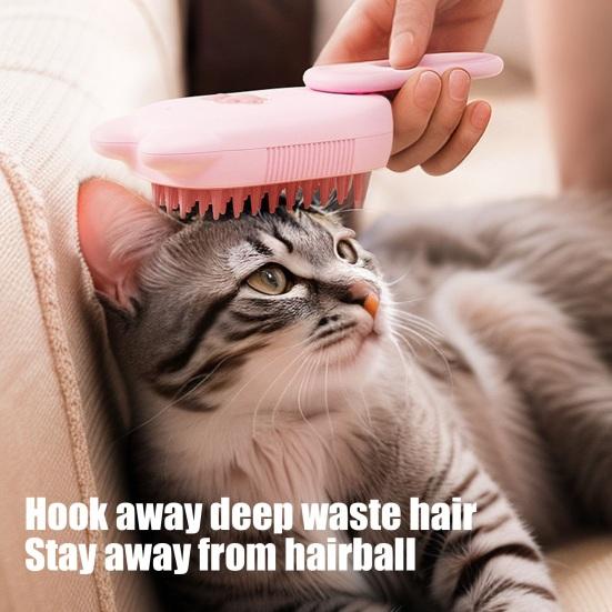 Паровая щетка Yousheng Cat Steam Brush 3-в-1, спрей для ухода за домашними животными, щетка для линьки, массажная спа-расческа для кошек, самоочищающаяся паровая щетка для удаления шерсти у кошек белый
Паровая щетка Yousheng Cat Steam Brush 3-в-1, спрей для ухода за домашними животными, щетка для линьки, массажная спа-расческа для кошек, самоочищающаяся паровая щетка для удаления шерсти у кошек белый