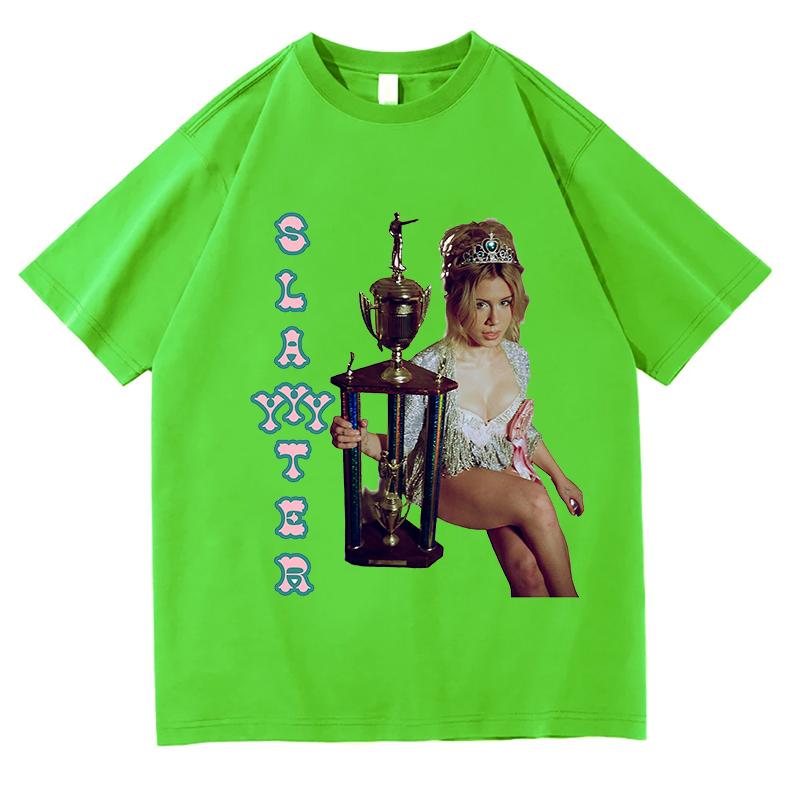 Slayyyter WORT GIRL IN AMERICA Tshirts Cute Casual Fashion Camisetas Pure Cotton High Quality Comfortable Soft Clothing Tops 4XL
Slayyyter WORT GIRL IN AMERICA Tshirts Cute Casual Fashion Camisetas Pure Cotton High Quality Comfortable Soft Clothing Tops 4XL