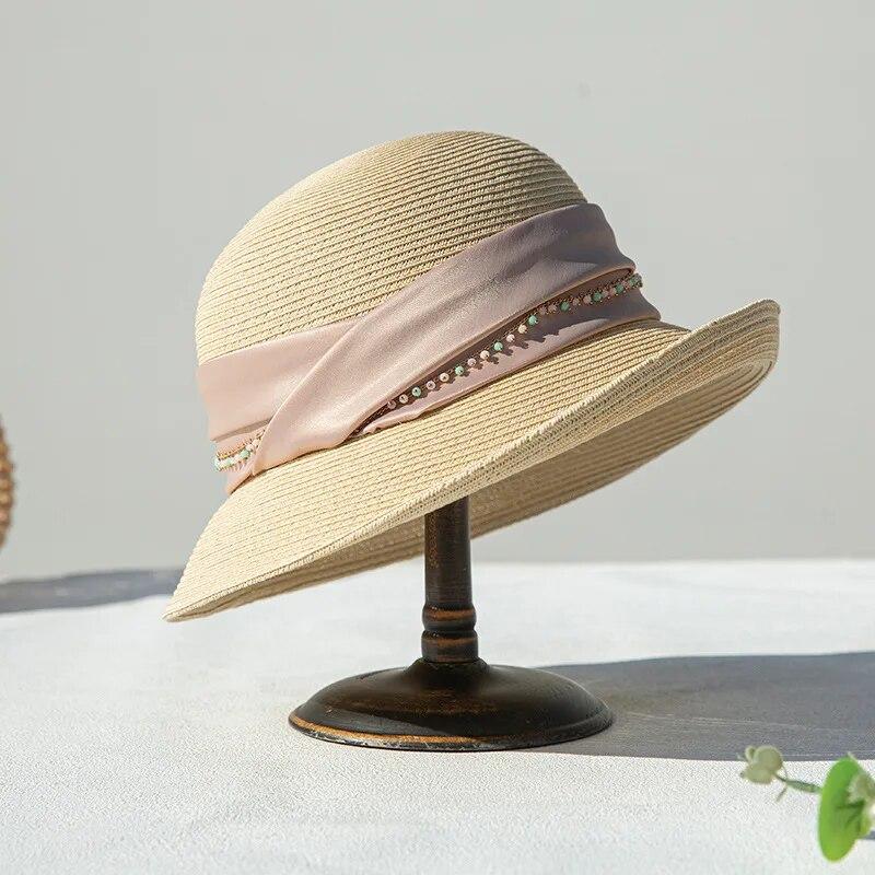 Sun Hat Women Summer Beach Accessory Straw Wide Brim Breathable UV Protection Holiday Cap
Sun Hat Women Summer Beach Accessory Straw Wide Brim Breathable UV Protection Holiday Cap